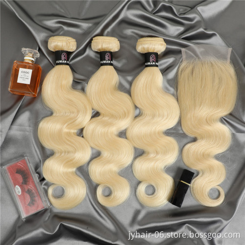 Wholesale cuticle aligend color 613 raw virgin Indian hair,free sample human hair extension,613 unprocessed hair vendors